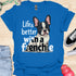 Life is better with a frenchie - V8 - Double Frenchie T-Shirt